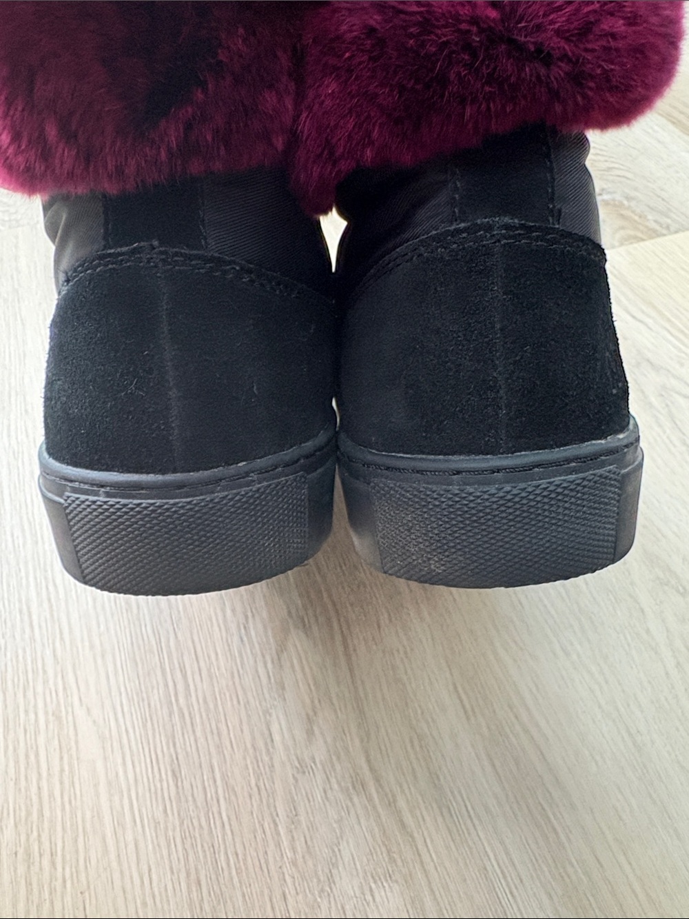 Cougar Danica Suede Waterproof Real Rabbit Fur Winter Sneaker Boot 10 cozy warm - Picture 5 of 8
